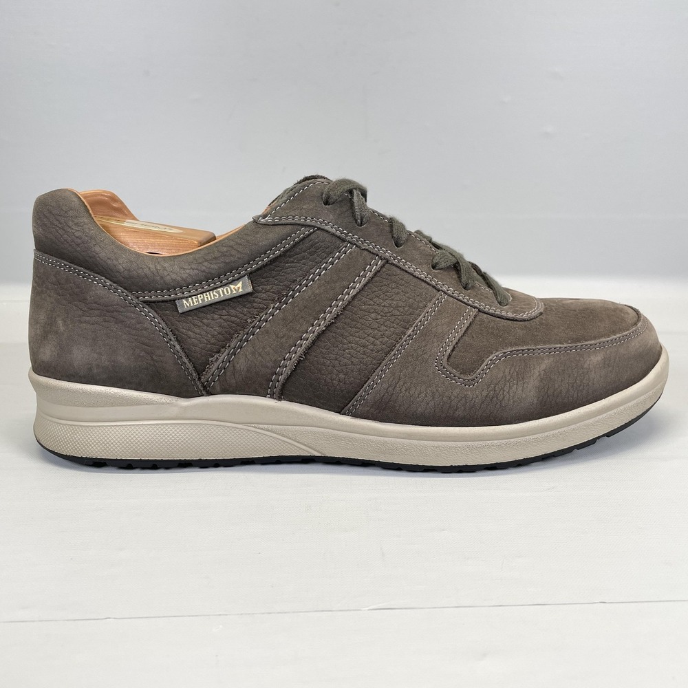 Mephisto Vito Shoes Mens Size 9 Brown Leather Walking Comfort Casual Sneakers
